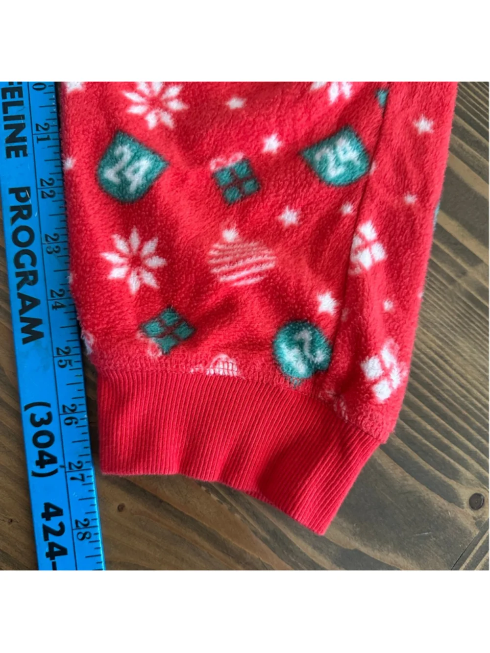Girls Esmara Christmas One-Piece Pajamas M 8/10 Red Snowflakes Reindeer